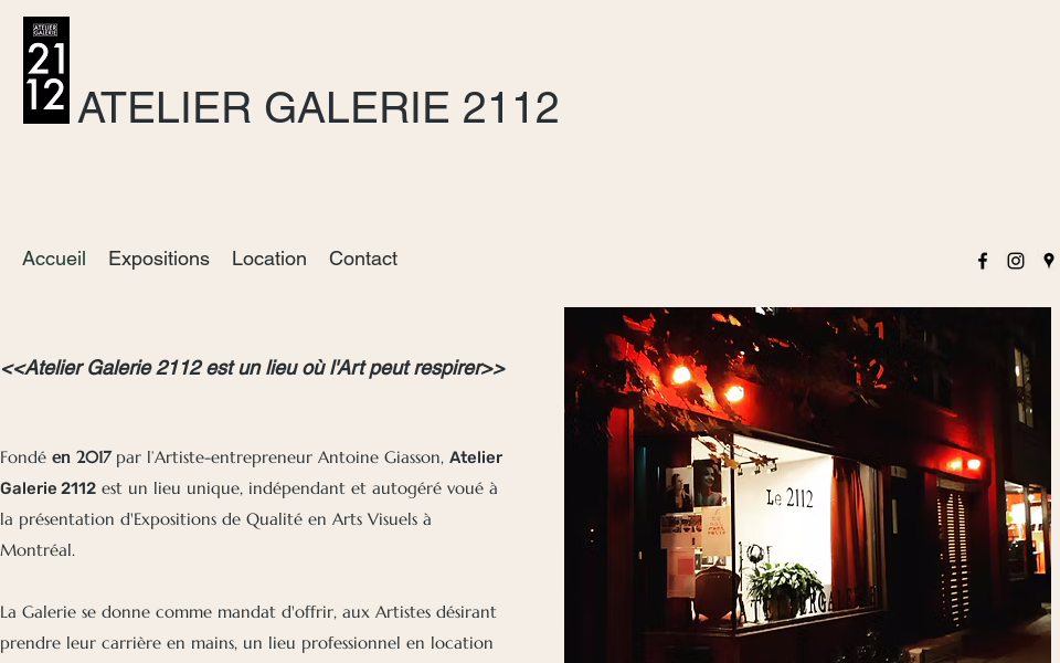 www.ateliergalerie2112.com/ screen capture