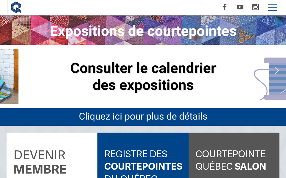 www.courtepointequebec.com/ screen capture