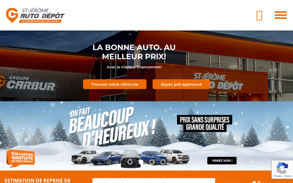 www.stjeromeautodepot.com/ screen capture