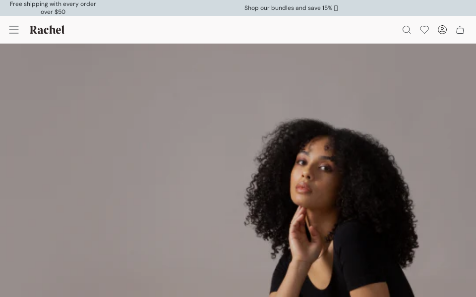 fromrachel.com/ screen capture