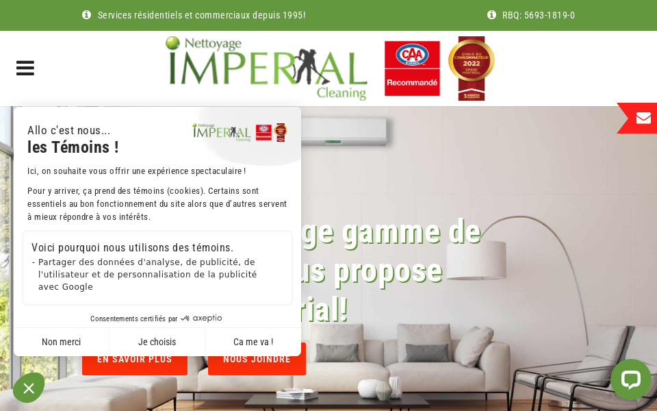 nettoyageimperial.ca/ screen capture