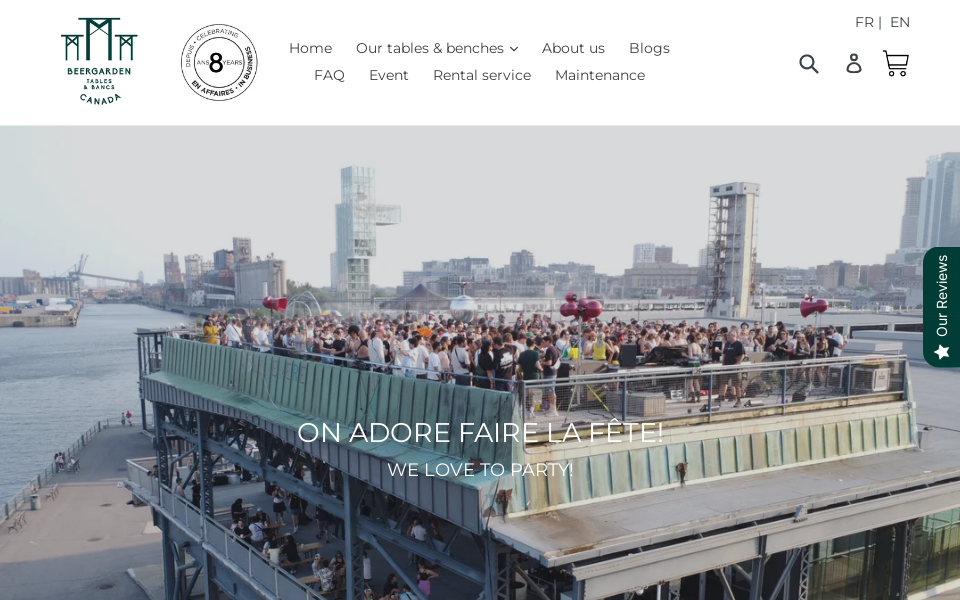 canadabeergarden.com/ screen capture