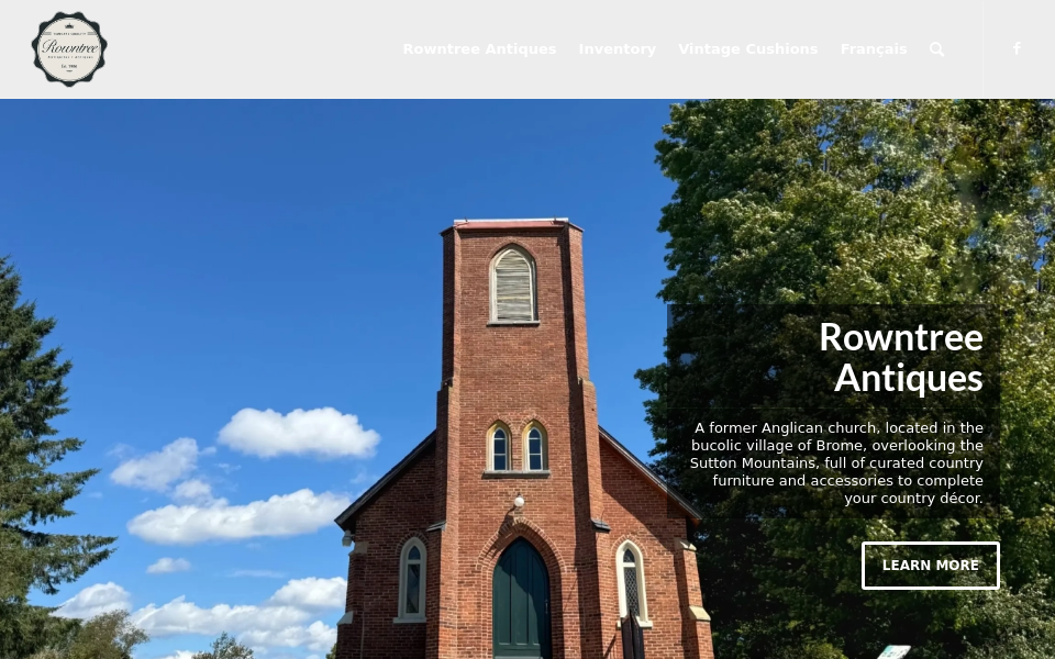 rowntreeantiques.com/ screen capture