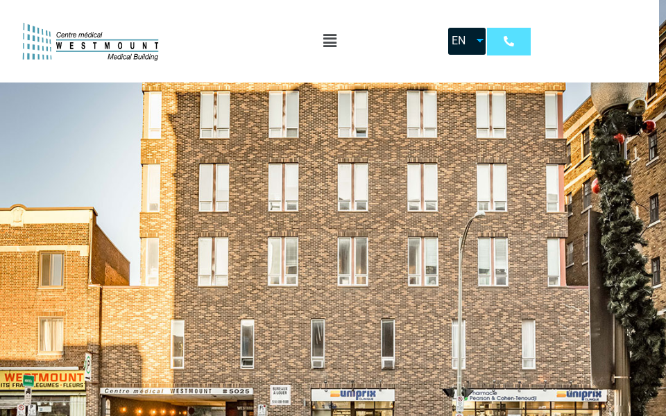 westmountmedicalbuilding.ca/ screen capture