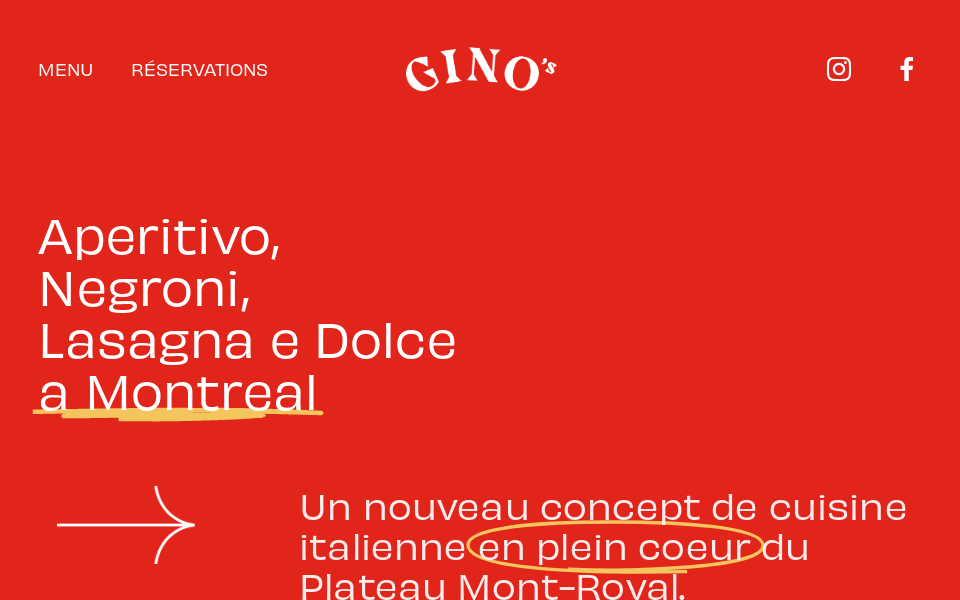 www.ginosmtl.ca screen capture