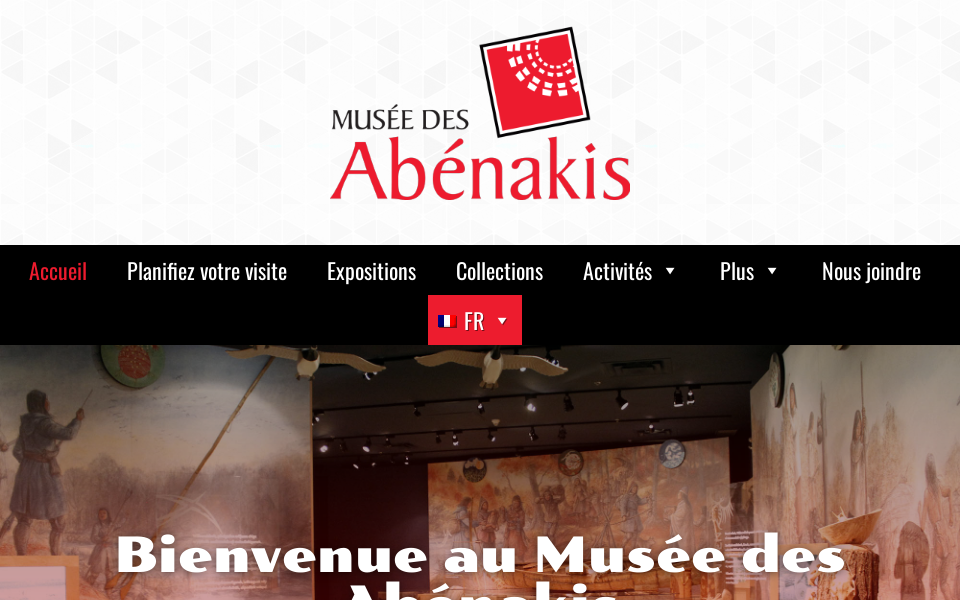 museeabenakis.ca/ screen capture