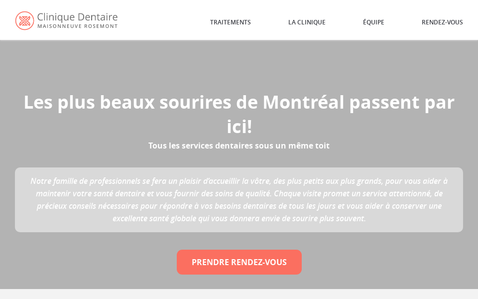 dentiste.ca/ screen capture