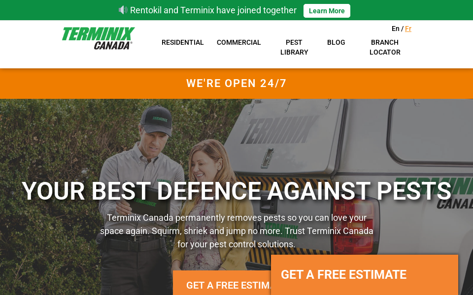 terminix.ca/ screen capture
