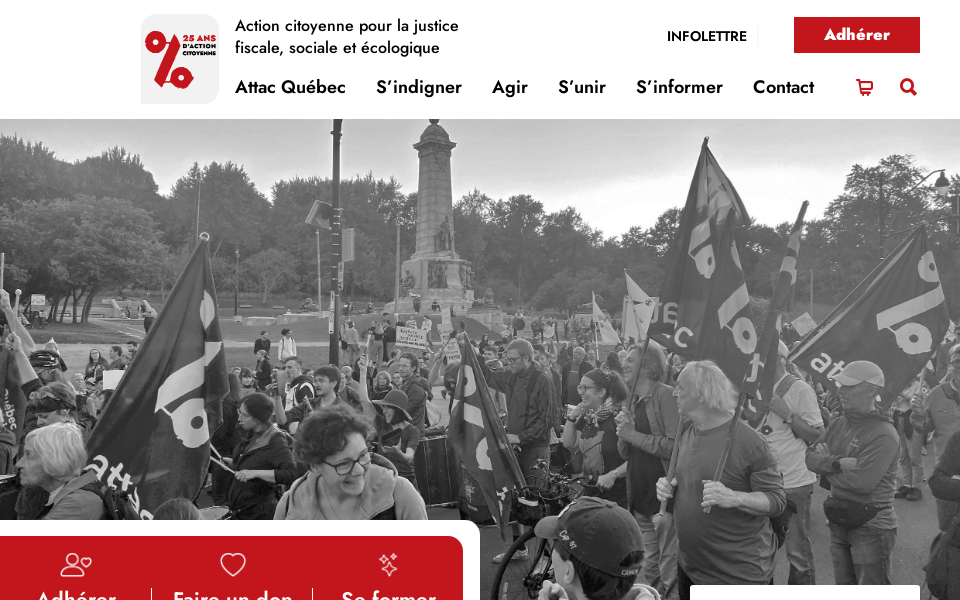 quebec.attac.org/ screen capture