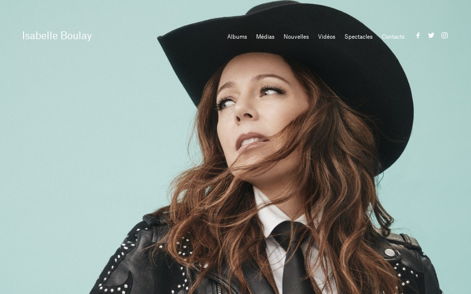isabelleboulay.com/ screen capture
