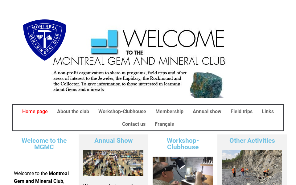 montrealgemmineralclub.ca/ screen capture