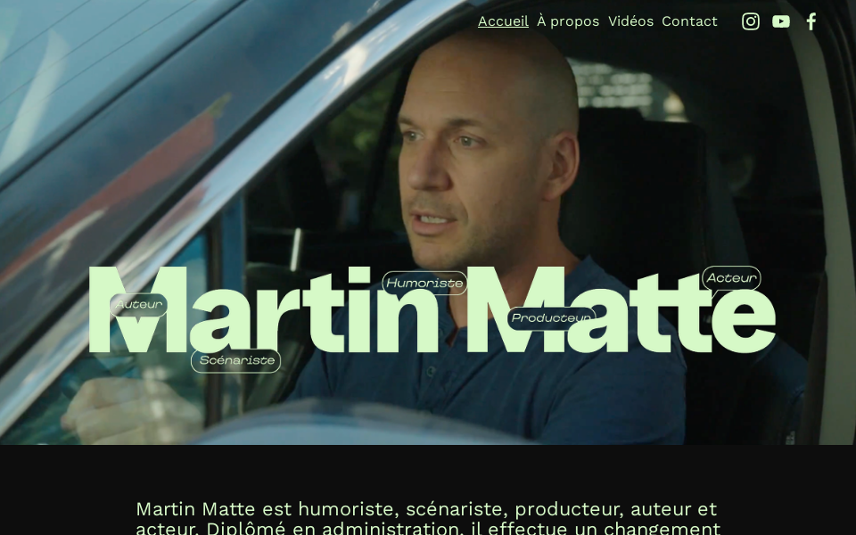 martinmatte.com/ screen capture