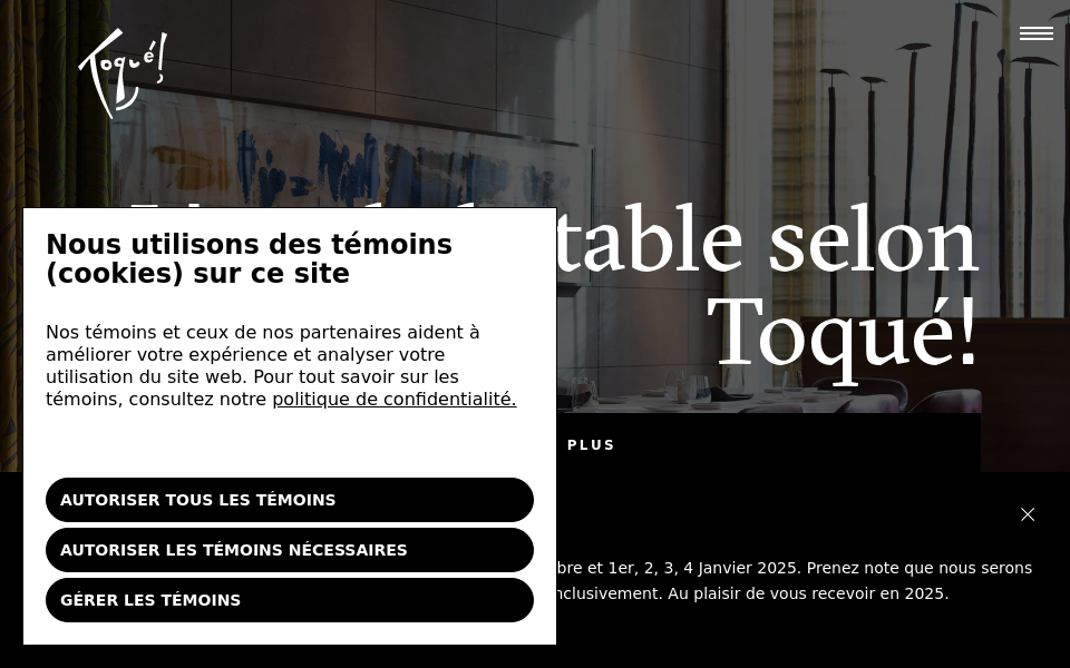 www.restaurant-toque.com/ screen capture