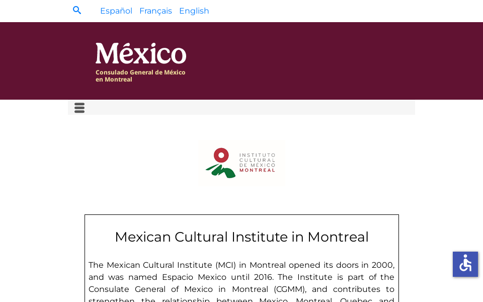 consulmex.sre.gob.mx/montreal/index.php/en/mexican-cultural-institute-in-montreal screen capture