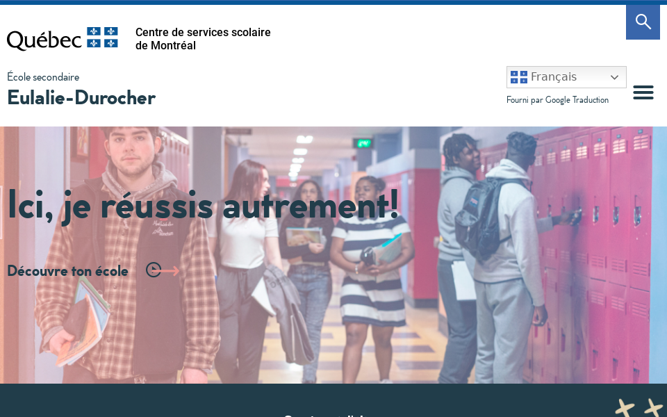 eulalie-durocher.csdm.ca/ screen capture