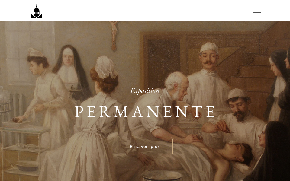 museedeshospitalieres.qc.ca/ screen capture