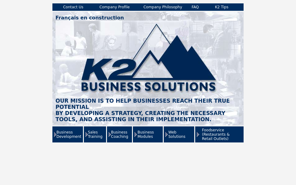 k2bsolutions.com/ screen capture
