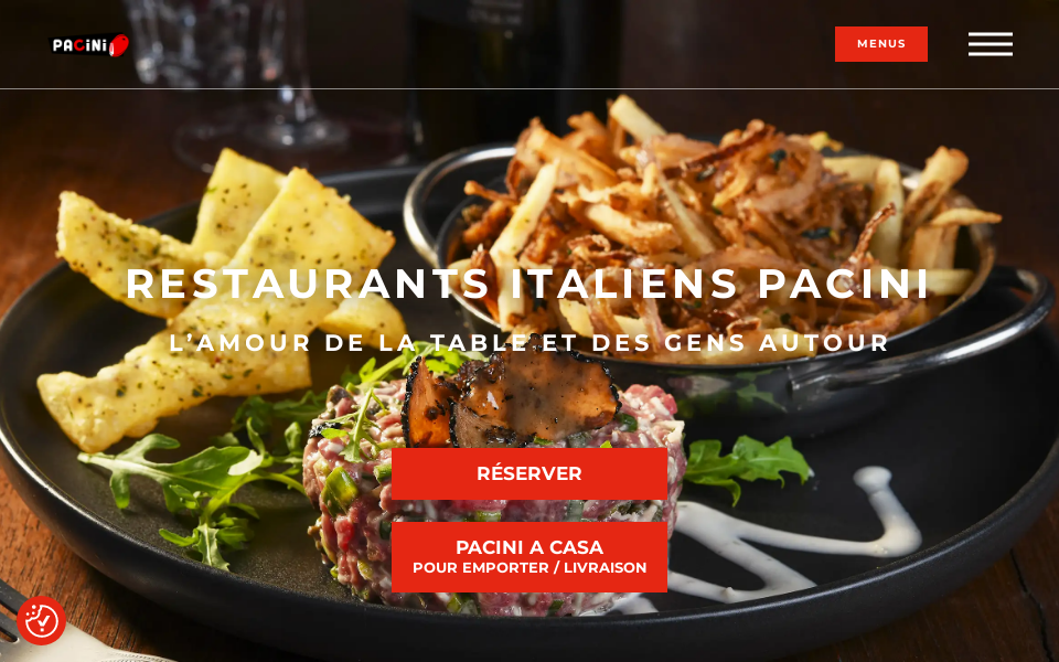 pacini.com/ screen capture