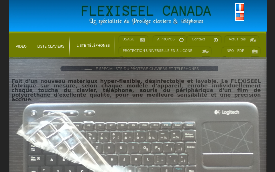 www.flexiseel.com/ screen capture