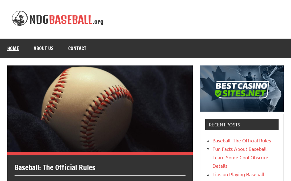 ndgbaseball.org/ screen capture