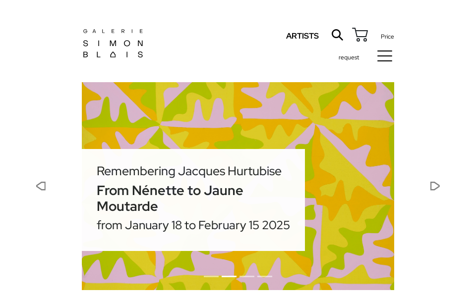 www.galeriesimonblais.com/ screen capture