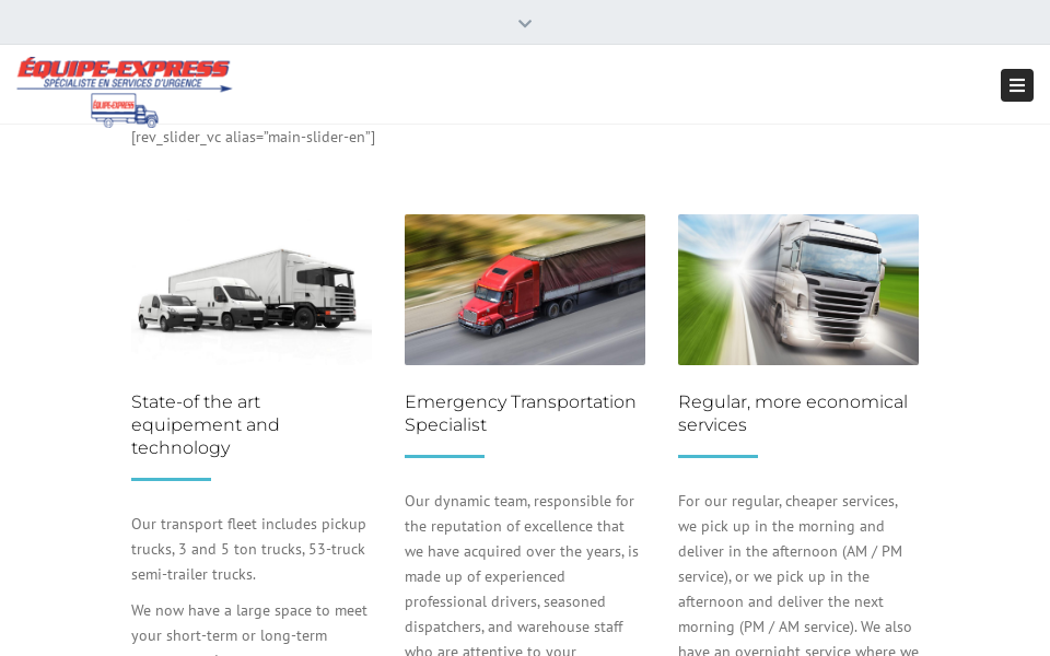 www.equipe-express.qc.ca/ screen capture