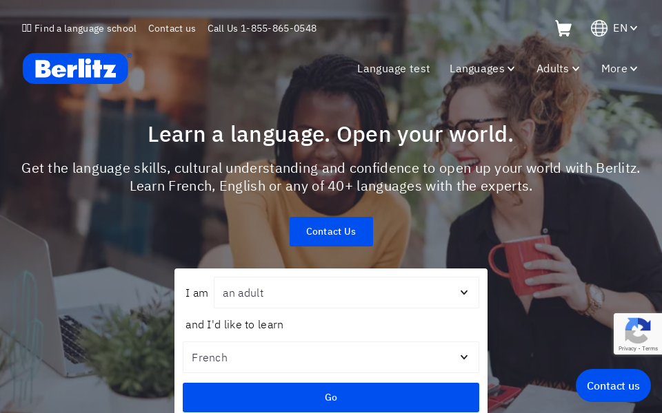 www.berlitz.com/ screen capture