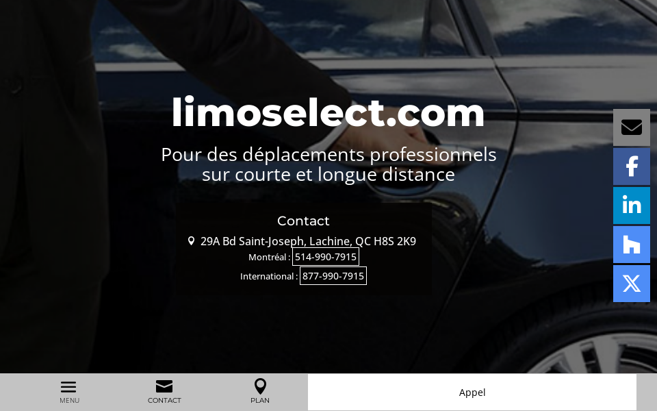 limoselect.com/ screen capture