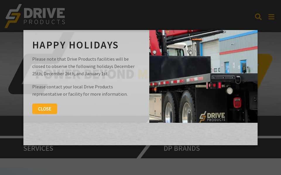 driveproducts.com/ screen capture