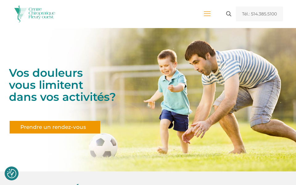 www.chiropraticienne.com/ screen capture