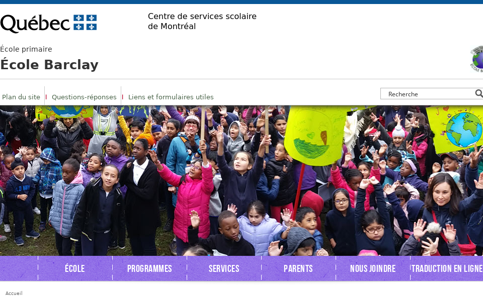 barclay.cssdm.gouv.qc.ca/ screen capture