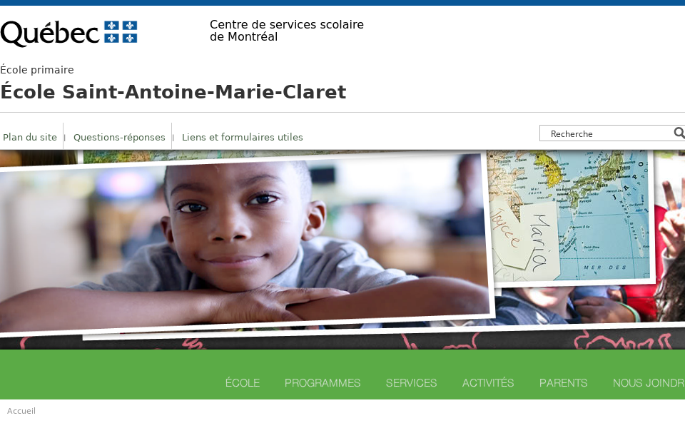 st-antoine-marie-claret.cssdm.gouv.qc.ca/ screen capture