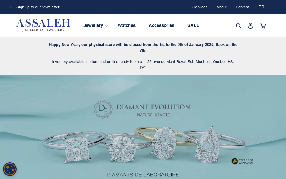 assaleh.ca/ screen capture