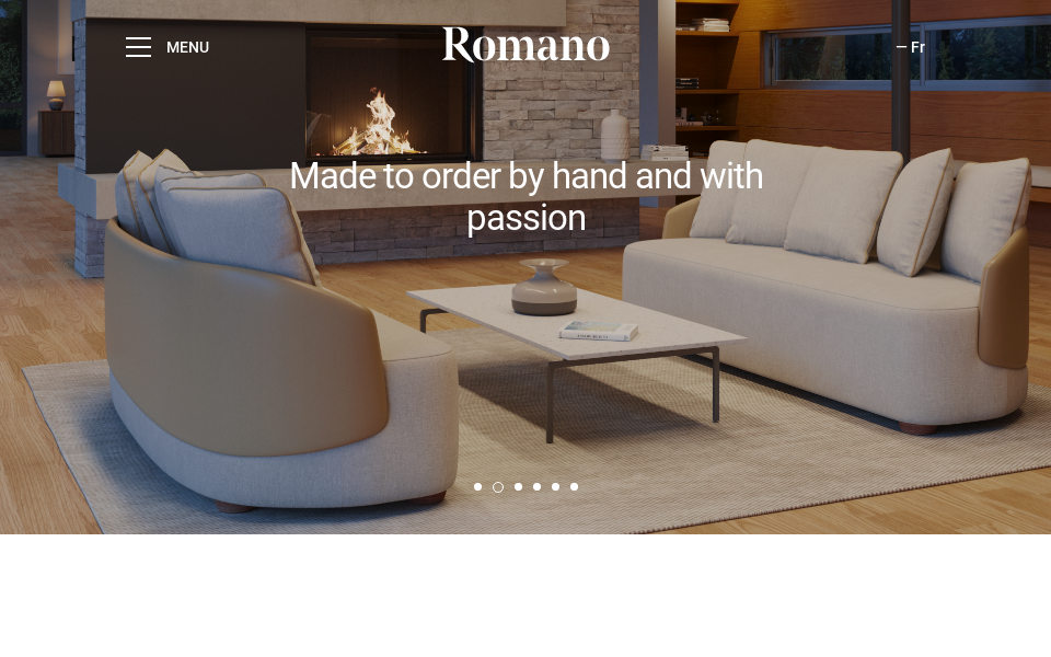 romanosofa.com/ screen capture