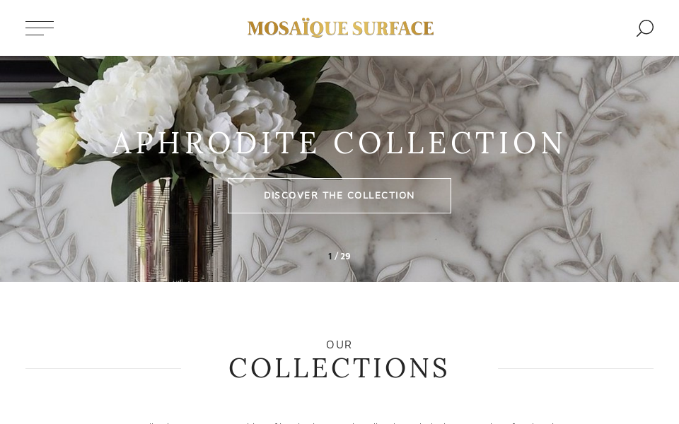 www.mosaiquesurface.com/ screen capture