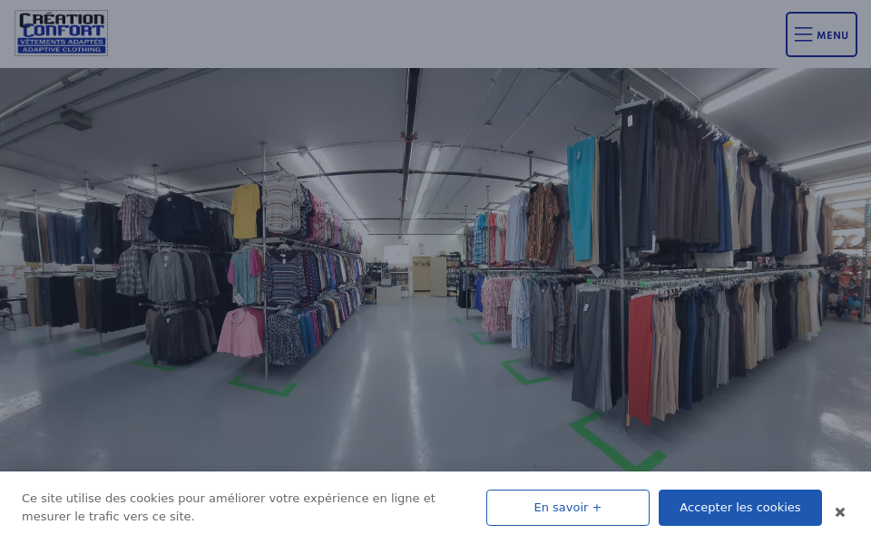 creationconfort.com/ screen capture